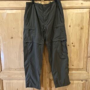 Mens North Face Hiking Outdoor Convertible Pants Size Large